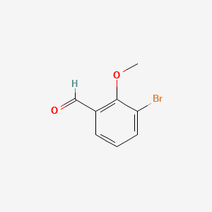 3-Bromo-2-methoxybenzaldehyde structure, CAS 88275-87-0