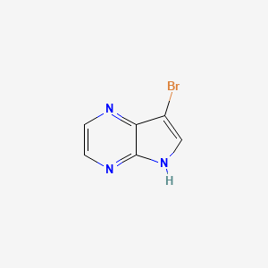 3-Bromo-4,7-diazaindole structure, CAS 56015-31-7