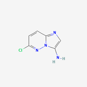 6-Chloroimidazo[1,2-B]Pyridazin-3-Ylamine structure, CAS 166176-45-0