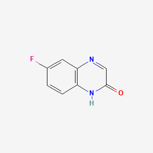 6-Fluoroquinoxalin-2(1H)-One structure, CAS 55687-23-5