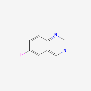 6-Iodoquinazoline structure, CAS 848841-54-3