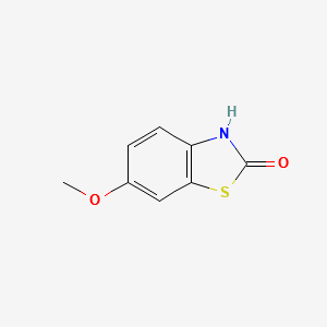 6-Methoxy-2(3H)-Benzothiazolone structure, CAS 40925-65-3