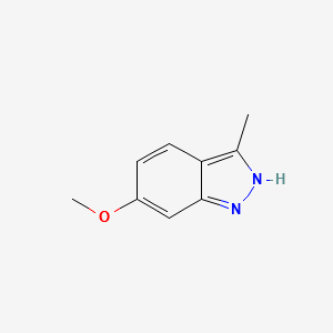 6-Methoxy-3-Methyl-1H-Indazole structure, CAS 7746-29-4