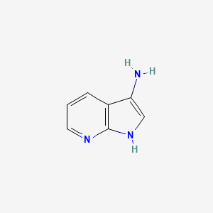 1H-pyrrolo[2,3-b]pyridin-3-amine structure, CAS 189882-31-3