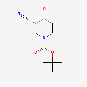 3-Cyano-4-Oxo-Piperidine-1-Carboxylicacidtert-butylester structure, CAS 914988-10-6