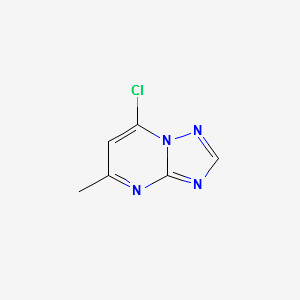 7-Chloro-5-Methyl-[1,2,4]Triazolo[1,5-A]Pyrimidine structure, CAS 24415-66-5
