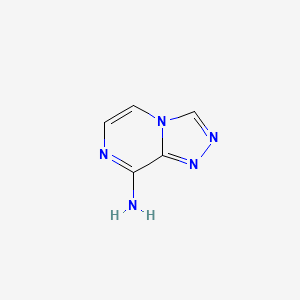8-Amino-1,2,4-Triazolo[4,3-A]Pyrazine structure, CAS 68774-79-8