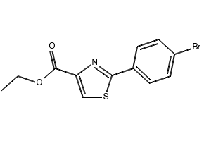 Ethyl2-(4-Bromophenyl)Thiazole-4-Carboxylate structure, CAS 885278-75-1