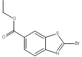Ethyl2-Bromo-6-Benzothiazolecarboxylate structure, CAS 99073-88-8