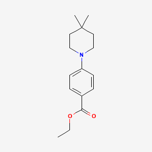Ethyl4-(4,4-Dimethylpiperidin-1-Yl)Benzoate structure, CAS 406233-25-8