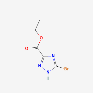 Ethyl5-Bromo-1H-1,2,4-Triazole-3-Carboxylate structure, CAS 774608-89-8