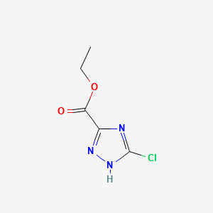 Ethyl5-Chloro-1H-1,2,4-Triazole-3-Carboxylate structure, CAS 774608-88-7