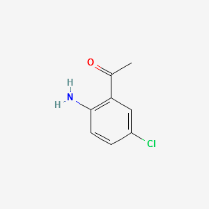 1-(2-Amino-5-chlorophenyl)ethanone structure, CAS 1685-19-4