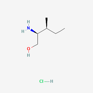 D-isoleucinol structure, CAS 133736-94-4