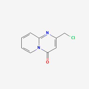 2-(Chloromethyl)-4H-pyrido[1,2-a]pyrimidin-4-one structure, CAS 16867-35-9