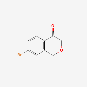 7-Bromoisochroman-4-one structure, CAS 168759-64-6