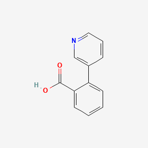 2-(Pyridin-3-yl)benzoicacid structure, CAS 134363-45-4
