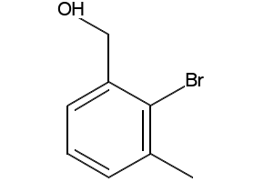 (2-Bromo-3-Methylphenyl)methanol structure, CAS 168886-97-3