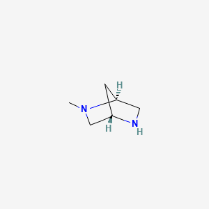 (1S,4S)-5-Methyl-2,5-diazabicyclo(2.2.1)heptane structure, CAS 134679-22-4