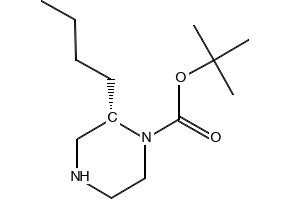 (S)-1-Boc-2-Butylpiperazine structure, CAS 169447-76-1