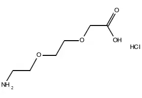 2-(2-(2-Aminoethoxy)ethoxy)aceticacidhydrochloride structure, CAS 134979-01-4