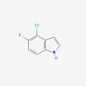 4-Chloro-5-fluoro-1H-indole structure, CAS 169674-02-6