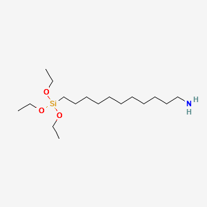 11-(Triethoxysilyl)-1-undecanamine structure, CAS 116821-45-5