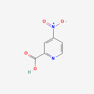 4-Nitropicolinicacid structure, CAS 13509-19-8