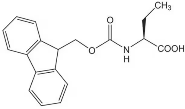 Fmoc-Abu-OH structure, CAS 135112-27-5