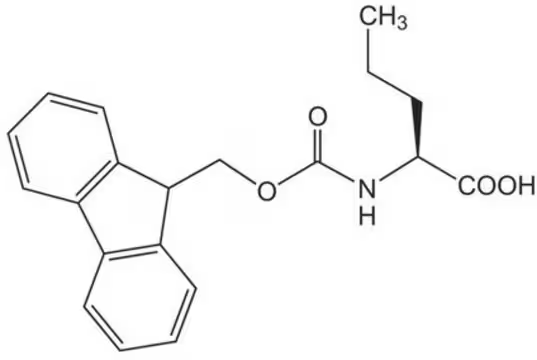FMOC-L-Norvaline structure, CAS 135112-28-6