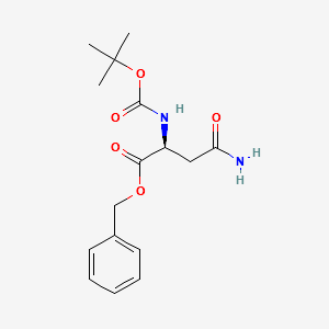 Boc-Asn-OBzl structure, CAS 13512-57-7