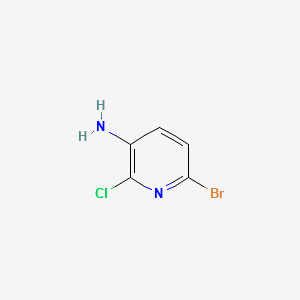 6-Bromo-2-chloropyridin-3-amine structure, CAS 169833-70-9