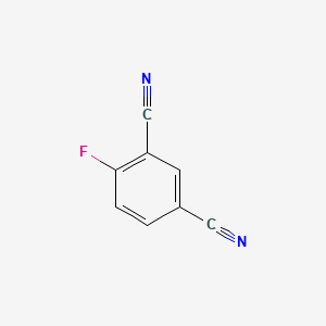 4-Fluoroisophthalonitrile structure, CAS 13519-90-9