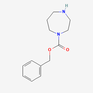 1-Homopiperazinecarboxylate structure, CAS 117009-97-9