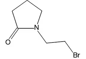 1-(2-BromoEthyl)pyrrolidin-2-one structure, CAS 117018-99-2