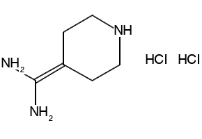 4-Piperidinylcarboxamidinehydrochloride structure, CAS 1170937-23-1