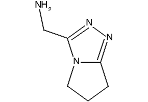 6,7-Dihydro-5H-pyrrolo[2,1-c]-1,2,4-triazole-3-methanaminehydrochloride structure, CAS 1171236-13-7