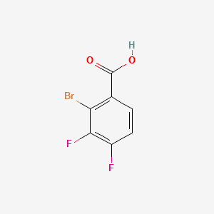 2-Bromo-3,4-difluorobenzoicacid structure, CAS 170108-05-1
