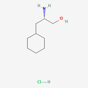 (S)-2-Amino-3-cyclohexylpropan-1-olhydrochloride structure, CAS 117160-99-3