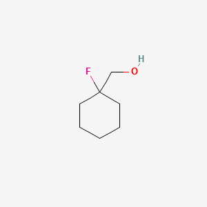 1-Fluorocyclohexylmethanol structure, CAS 117169-30-9
