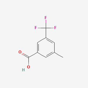 3-Methyl-5-(trifluoromethyl)benzoicacid structure, CAS 117186-02-4