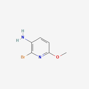 3-Amino-2-chloro-6-methoxypyridine structure, CAS 135795-46-9