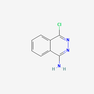 4-Chloro-phthalazin-1-ylamine structure, CAS 13580-86-4