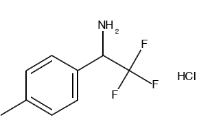 2,2,2-Trifluoro-1-p-tolylethanaminehydrochloride structure, CAS 1186195-01-6