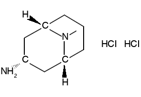 Endo3-amino-9-methyl-9-azabicyclo[3,3,1]nonanedihydrochloride structure, CAS 135906-03-5