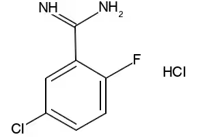5-Chloro-2-fluoro-benzamidinehydrochloride structure, CAS 1187929-52-7