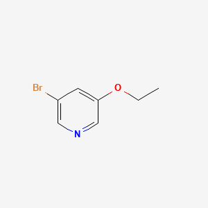 3-Bromo-5-ethoxypyridine structure, CAS 17117-17-8