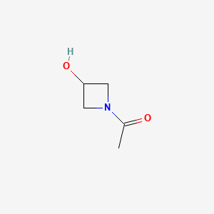 1-Acetyl-3-hydroxyazetidine structure, CAS 118972-96-6