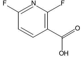 2,6-Difluoropyridine-3-carboxylicacid structure, CAS 171178-50-0