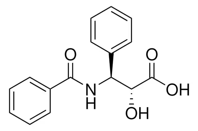 (2R,3S)-3-Phenylisoserine structure, CAS 136561-53-0